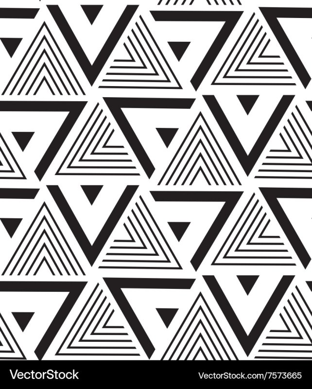 Орнамент в треугольнике