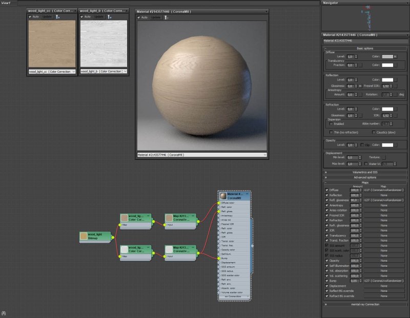 Материал плитки 3d Max корона