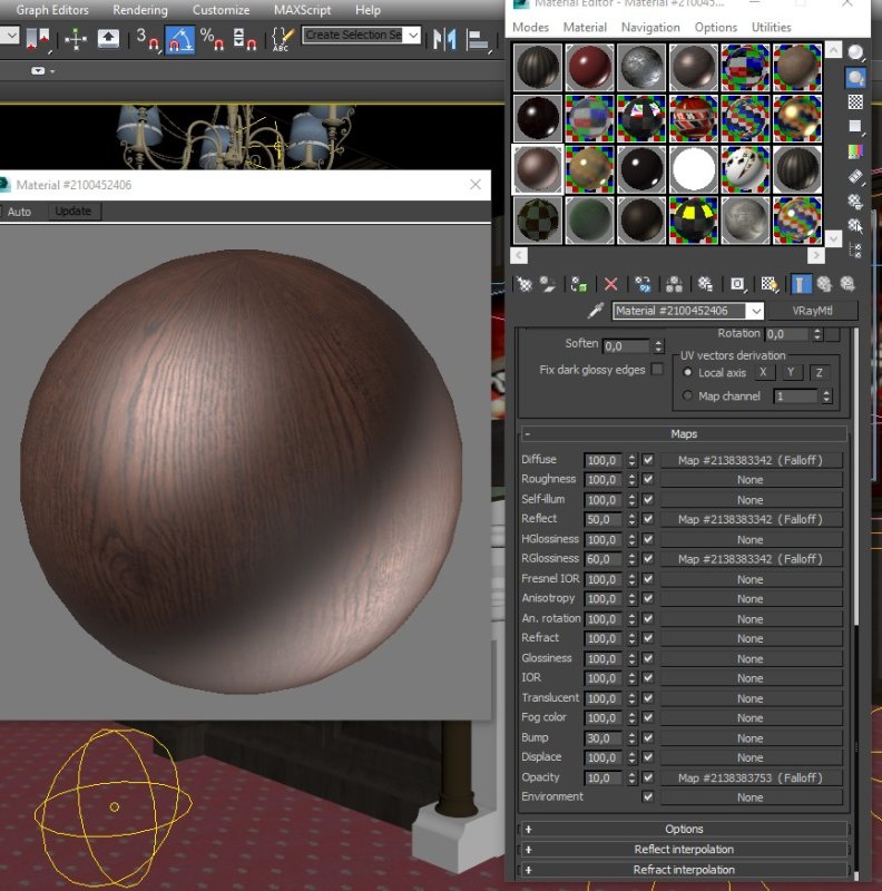 Бронза в 3д Макс корона