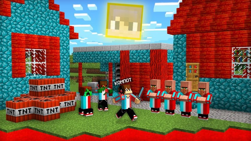 Мир компота в МАЙНКРАФТЕ