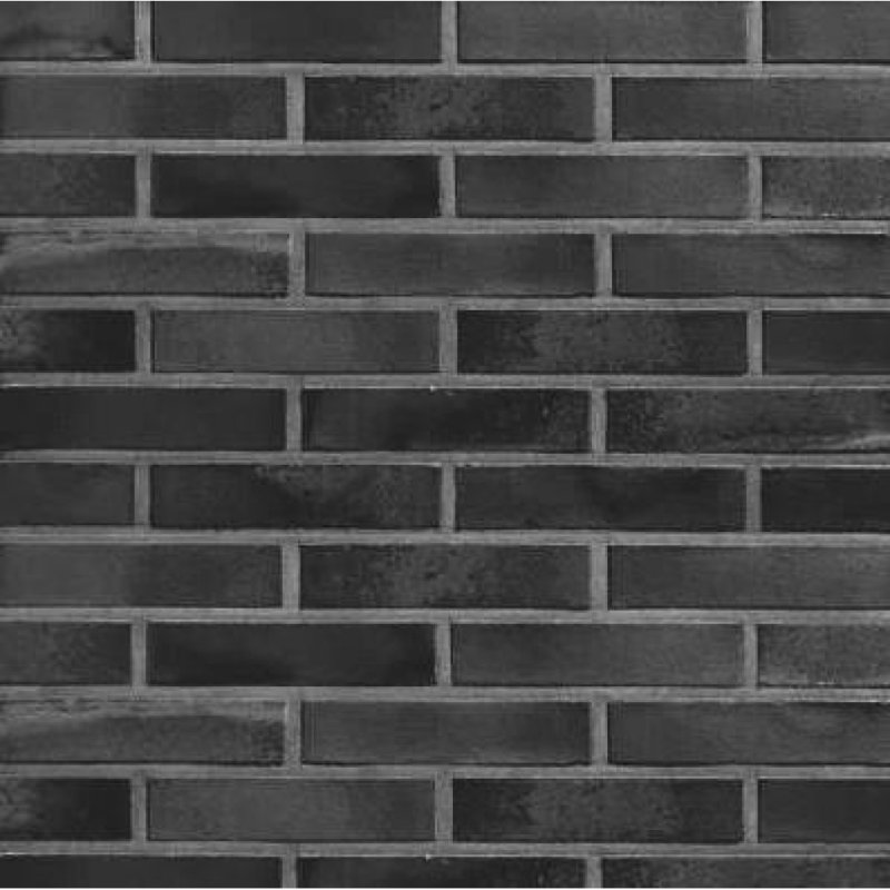 8354 Gelb-Kohlebrand glatt клинкерный кирпич