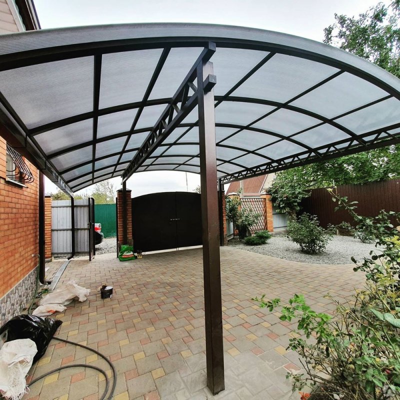 Автонавесы из поликарбоната 3х5