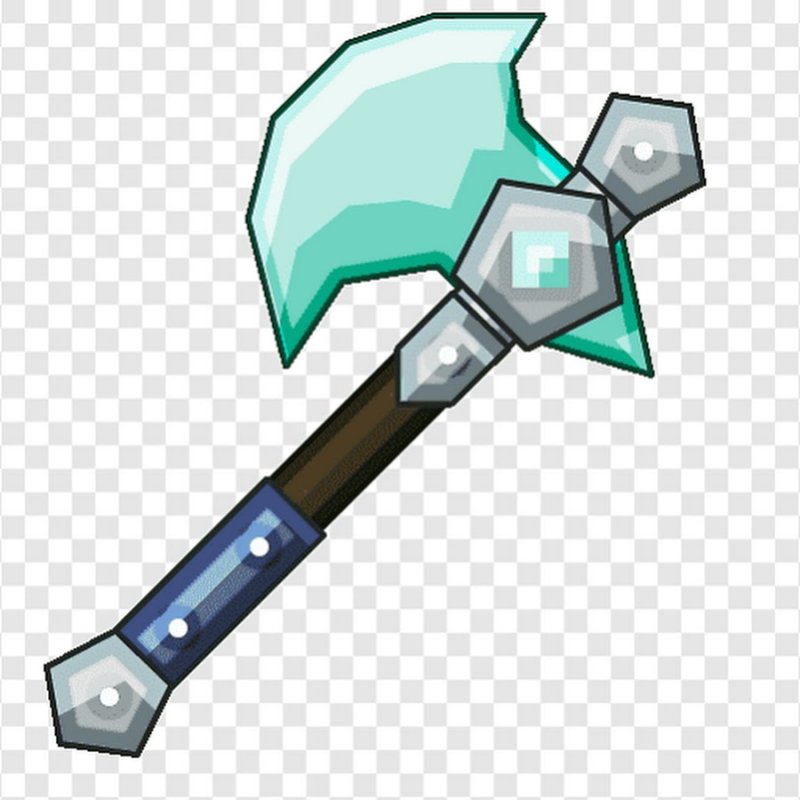 Алмазный топор майнкрафт