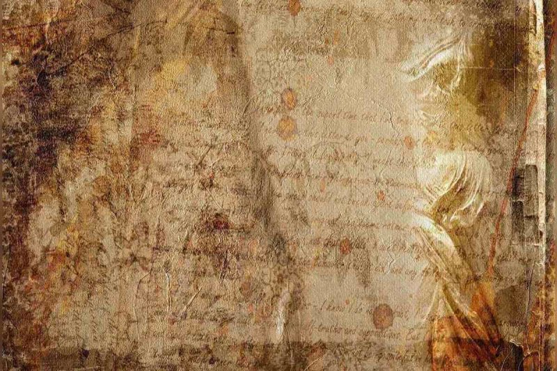 Состаренный лист бумаги