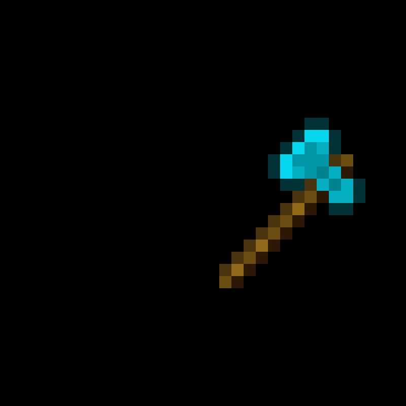 Зачарованный алмазный топор майнкрафт