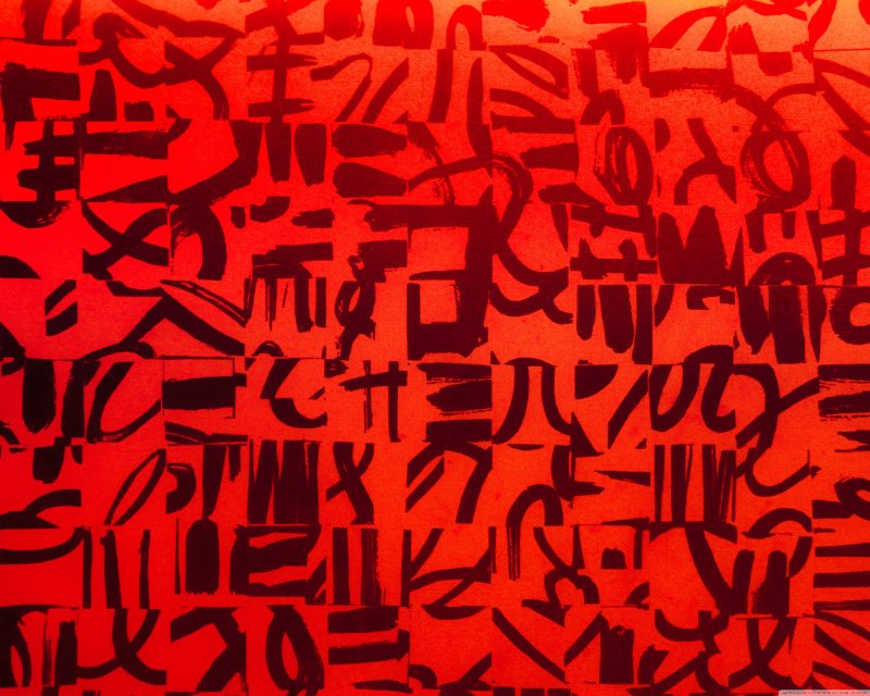 Принт в стиле граффити