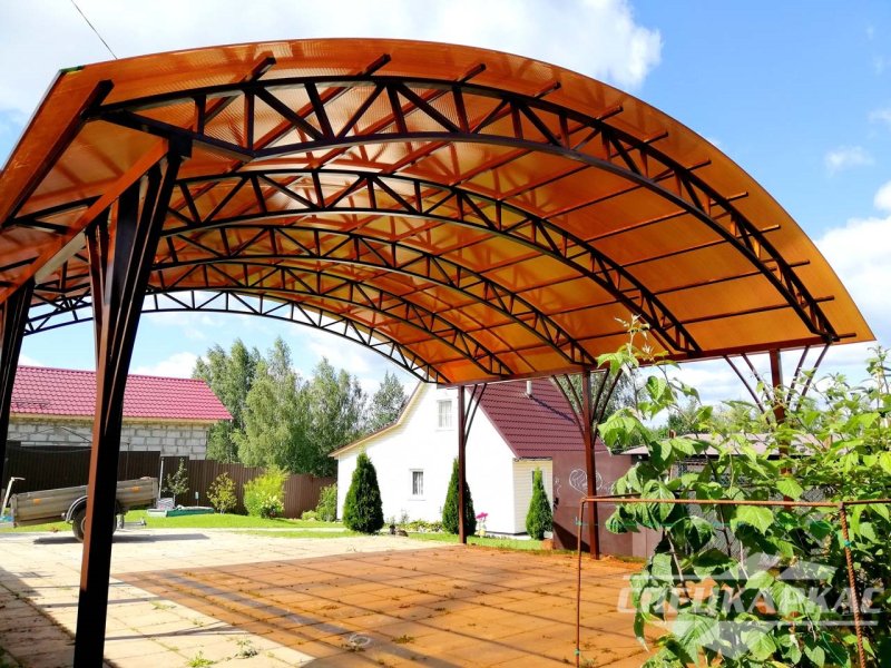 Навес из поликарбоната naves777