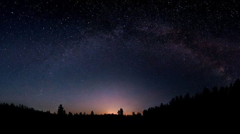 Ночное небо чистое