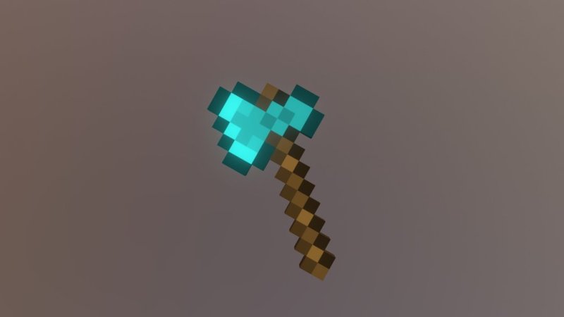 Изумрудный топор в майнкрафт