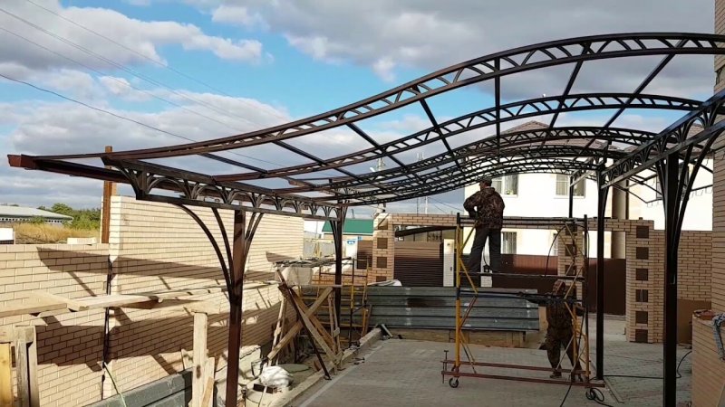 Навес ферма 40=20