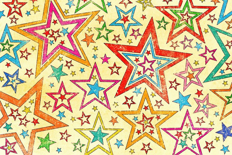 Разноцветные звезды