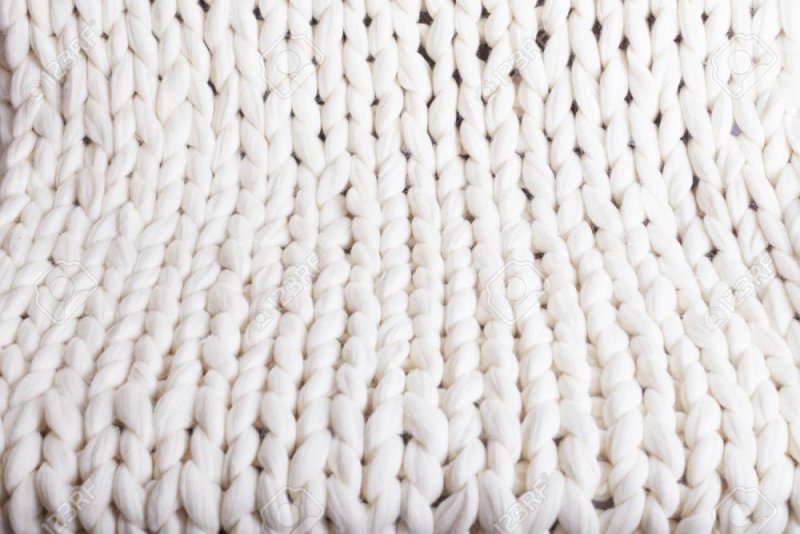 Крупная вязка фактура