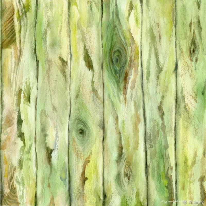 Текстура дерева акварелью