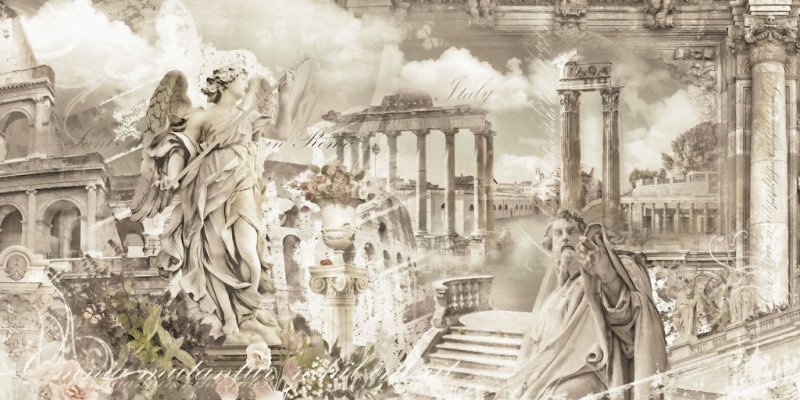 Древний Рим архитектура фреска