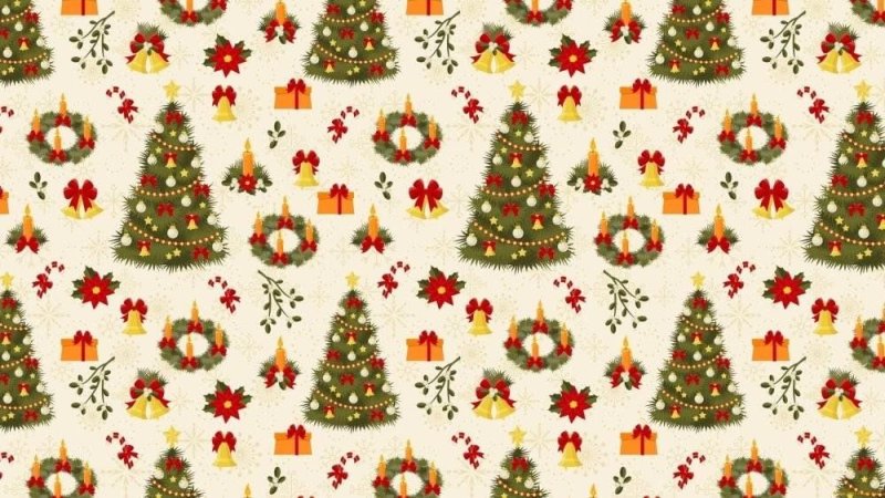 Бумага для скрапбукинга Новогодняя