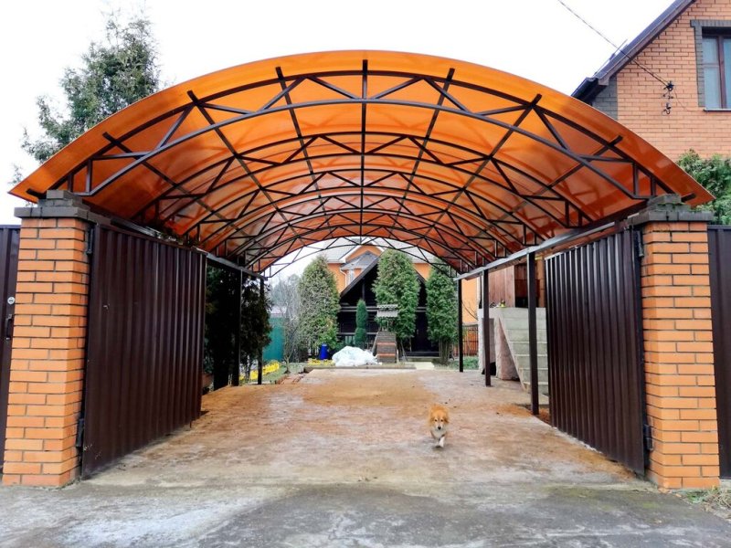 Навесы изпликорбоната