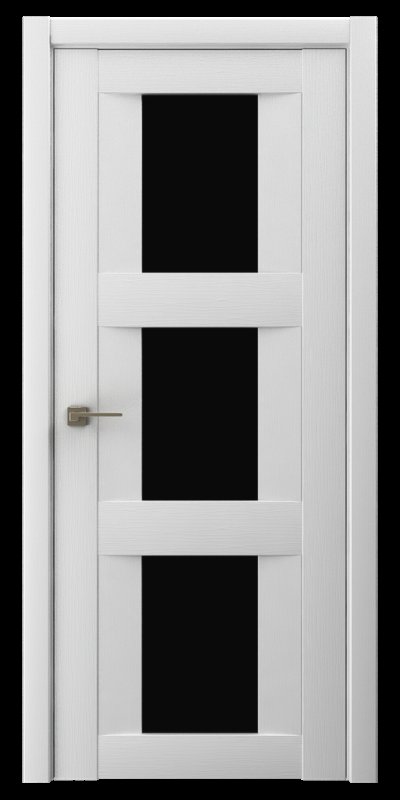 Белые двери со стеклом