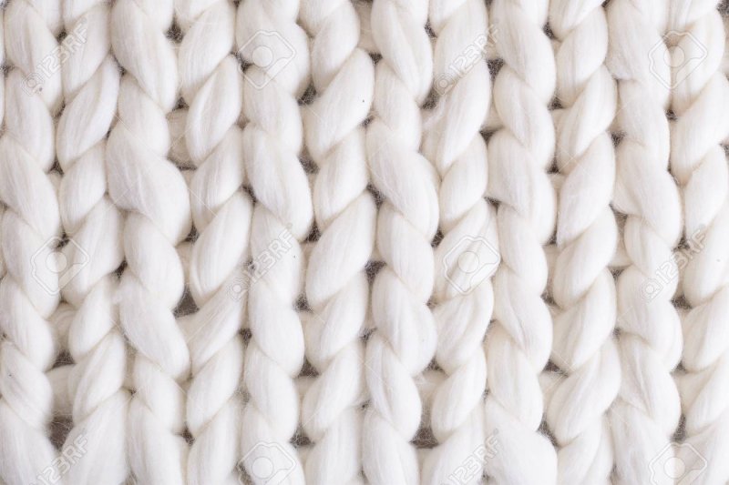 Крупная вязка фактура