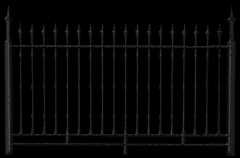 Забор металлический прозрачный