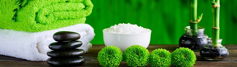 Зеленое полотенце