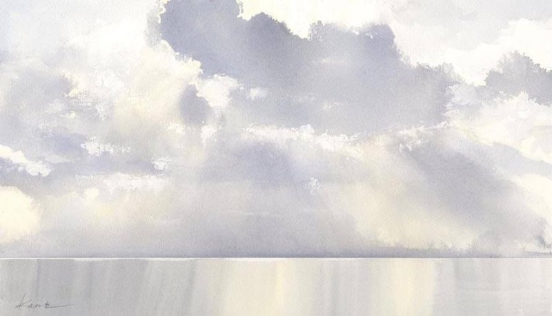 Японский акварелист Канта Харусаки