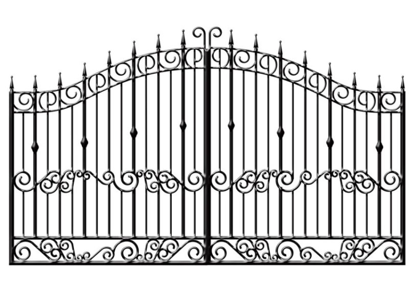 Кованые ворота Ишеева