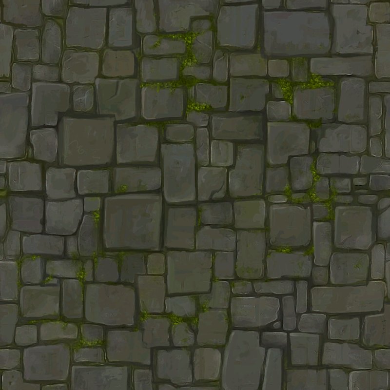 Замшелый булыжник в майнкрафт