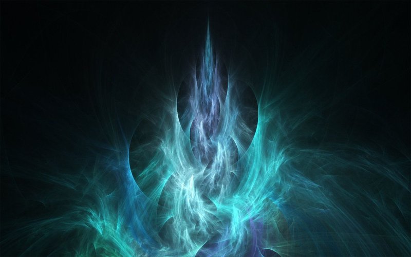 Синий огонь фон