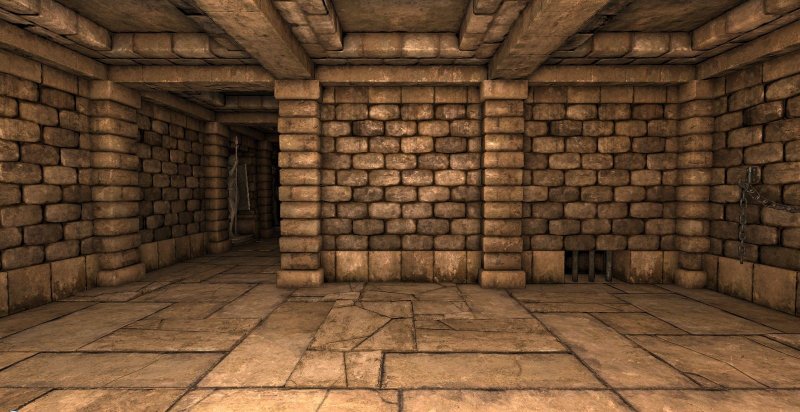 Каменный пол в замке