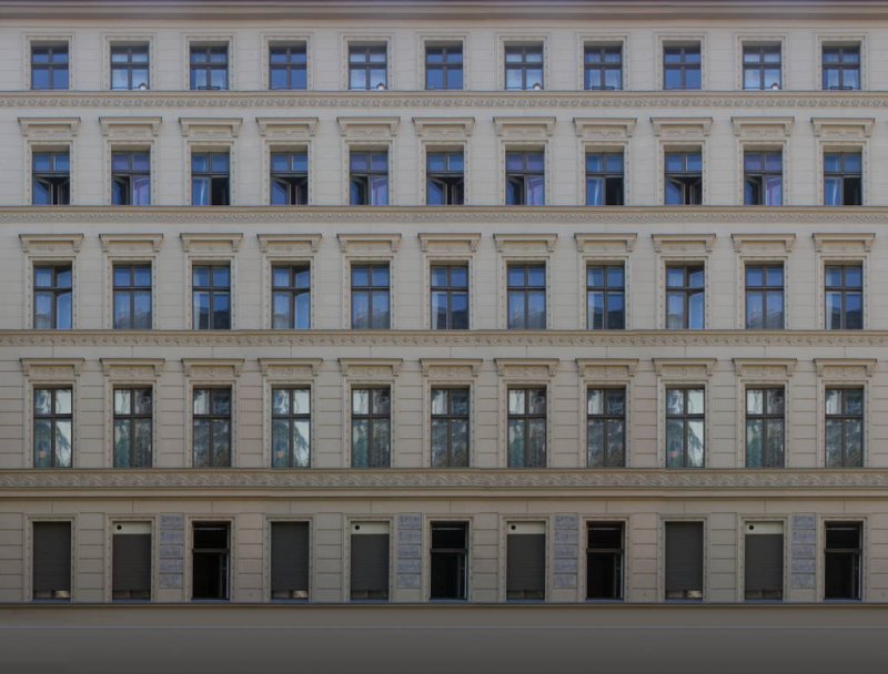 Текстура здания с окнами