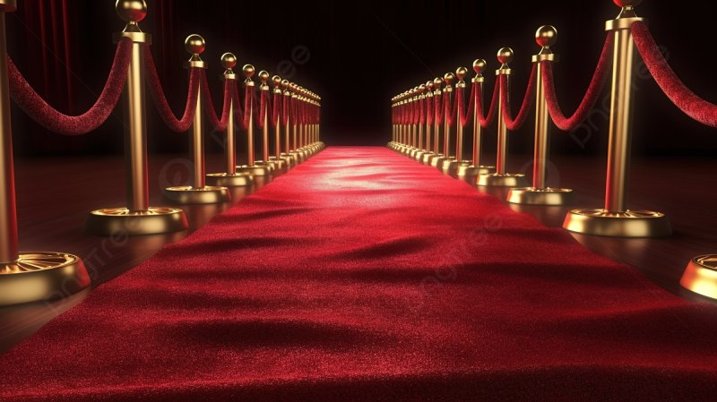 Красный ковер для фотошопа