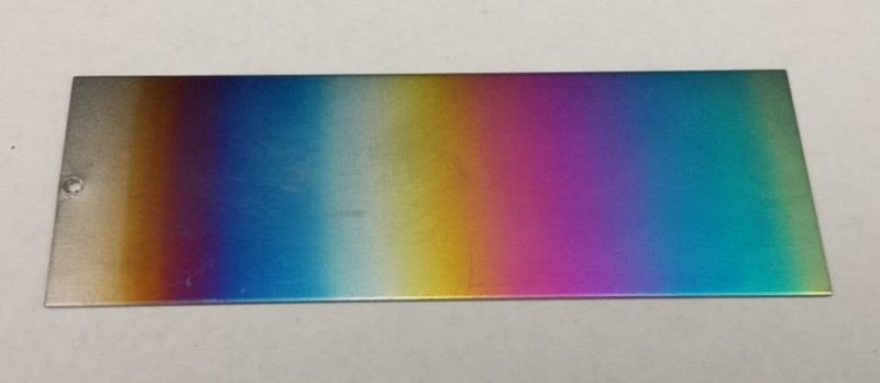 Анодирование титана палитра