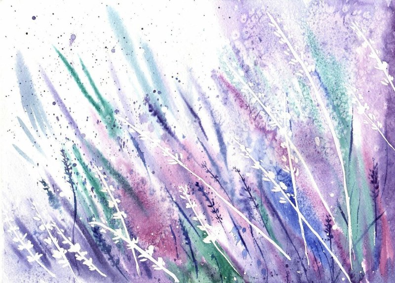 Красивый фон акварель