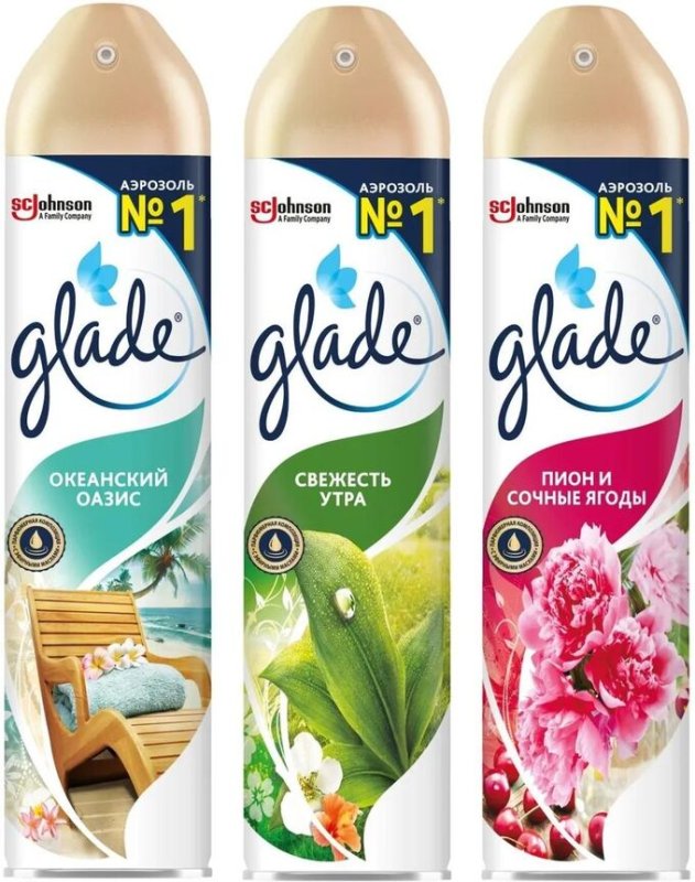 Освежитель воздуха Глейд Океанский Оазис 300мл