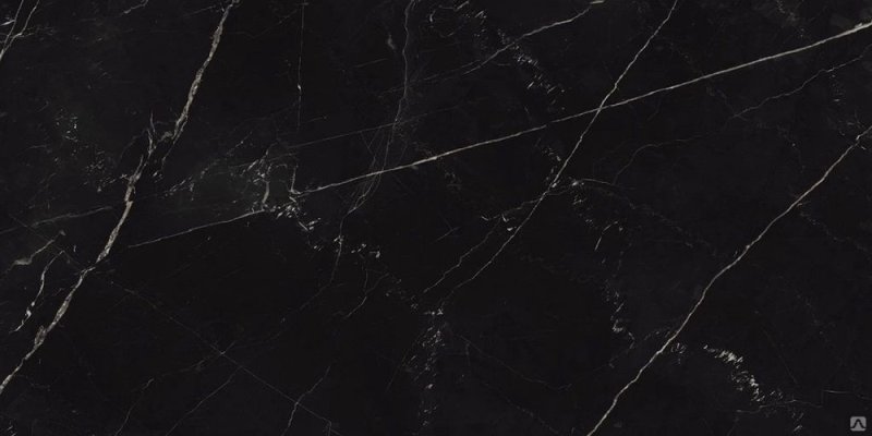 Черный керамогранит под мрамор 600х1200
