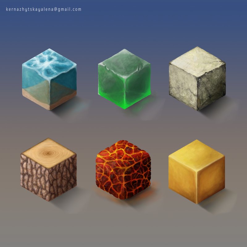 Куб материал