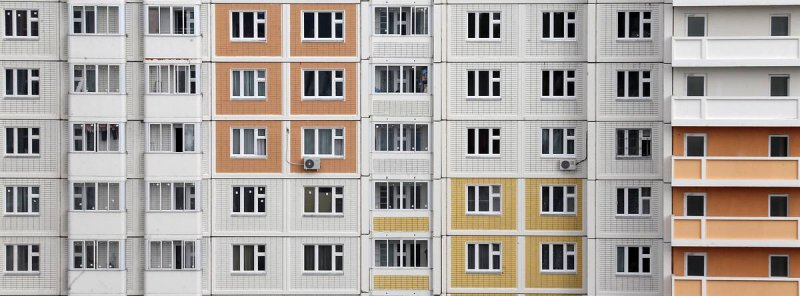 Фасад панельного дома