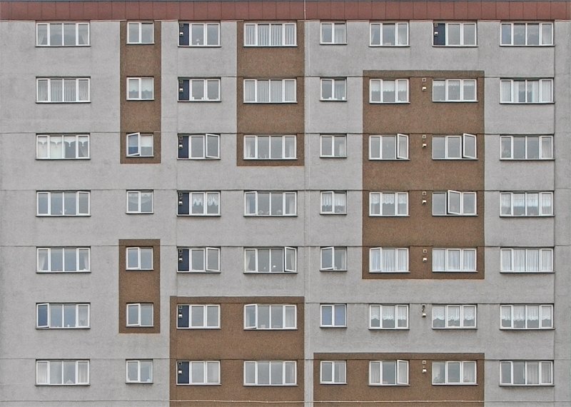 Панельный дом фасад