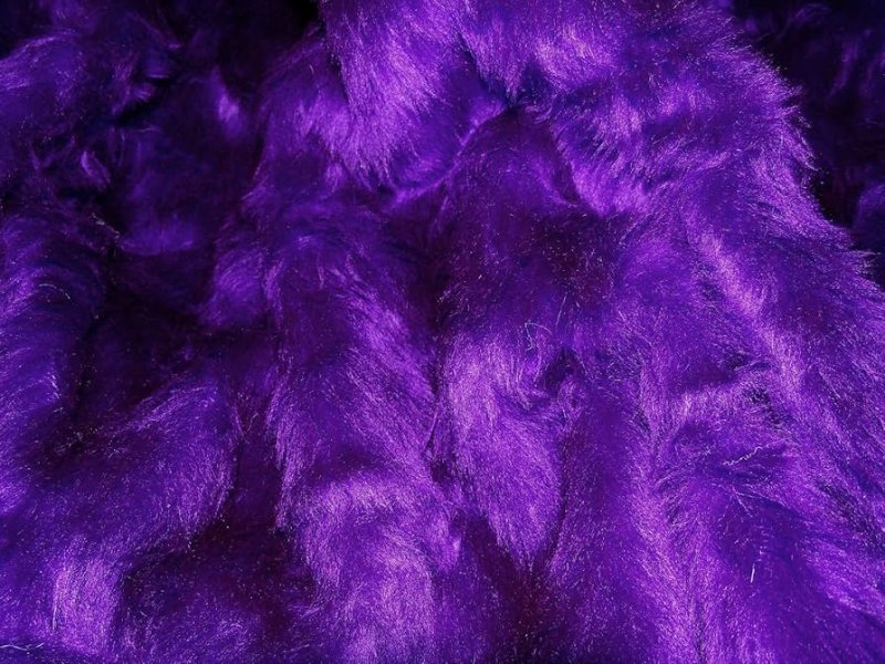 Фиолетовая шерсть