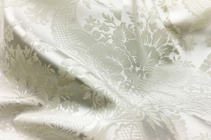 Жаккард белый