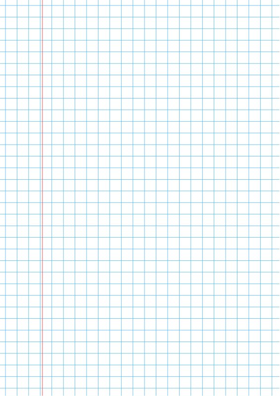 Сантиметровая сетка а4