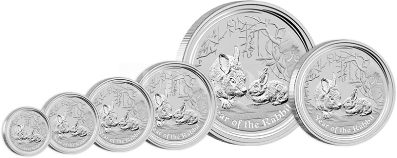Серебрянные монеты австралийские Лунар II