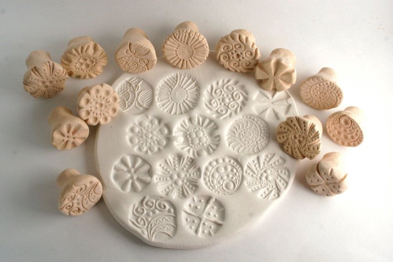 Оттиск на полимерной глине