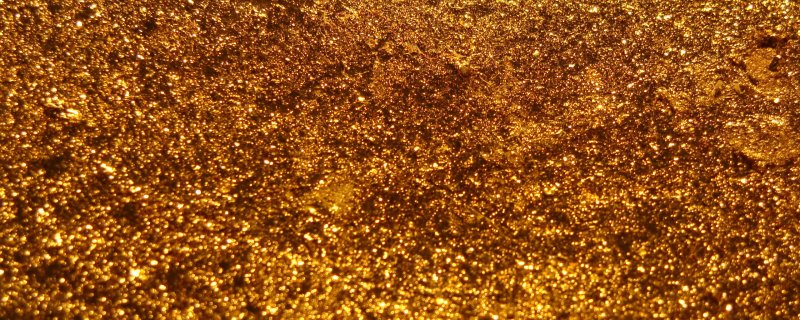 Золотые блёстки