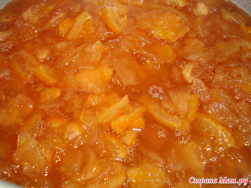 Яблочное варенье с апельсином