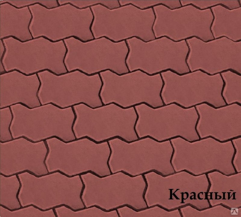 Брусчатка "зигзаг" (243*106*55мм)