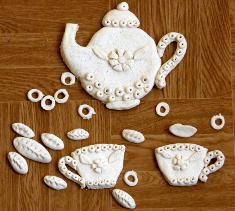 Поделки из теста