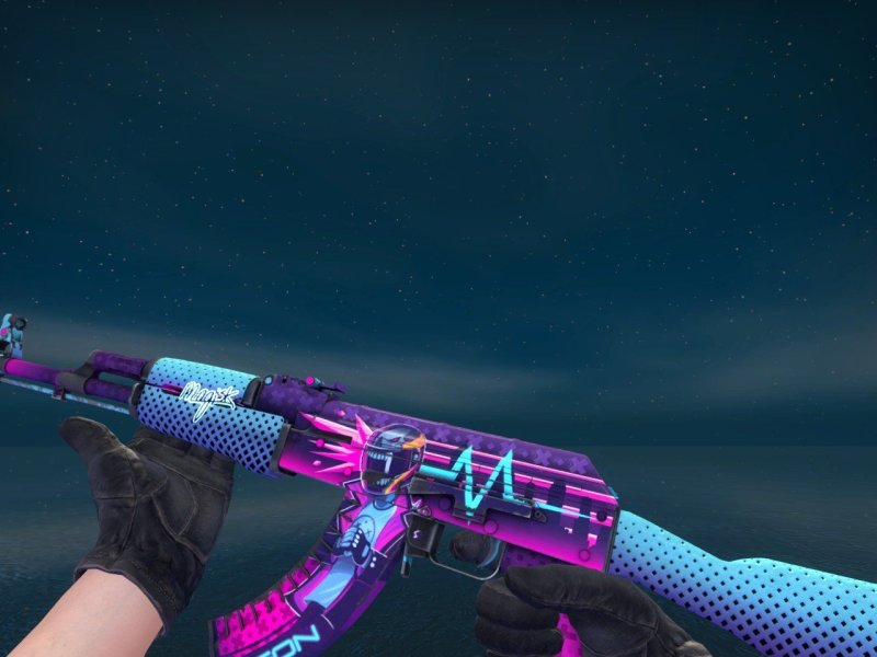 АК 47 неон револютион