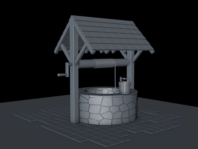 Колодец 3д