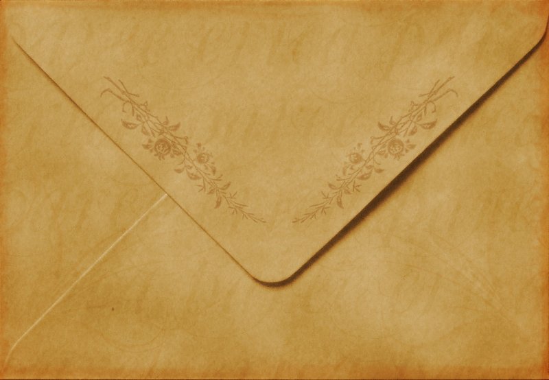 Конверт состаренный